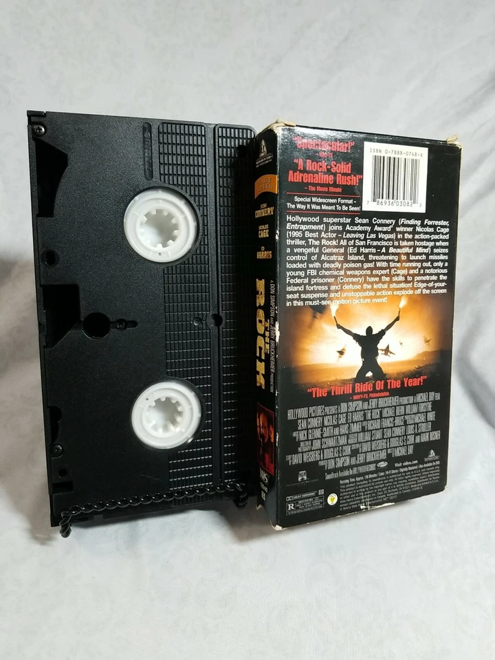 The Rock - Widescreen Very RARE HTF VHS - Image 2 of 2