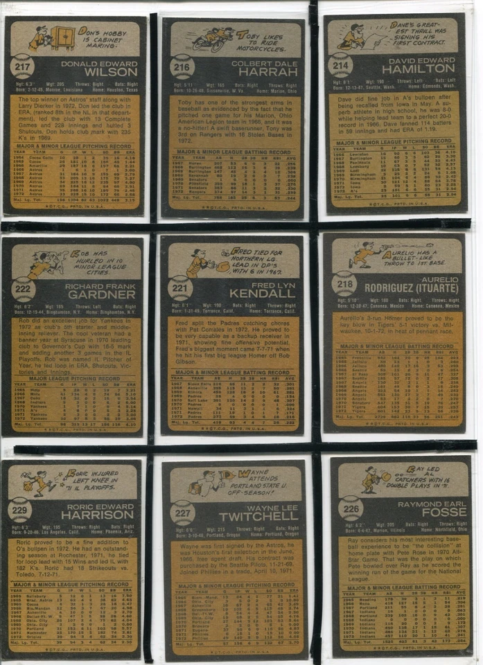 *Q - 1973 Topps 28 card lot: Willie McCovey, Bert Blyleven, AL & NL Playoff, etc - Image 4 of 4