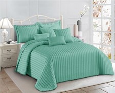 Feels Like Cotton Bedspread Quilted Lightweight Luxury Bed Throw King Size