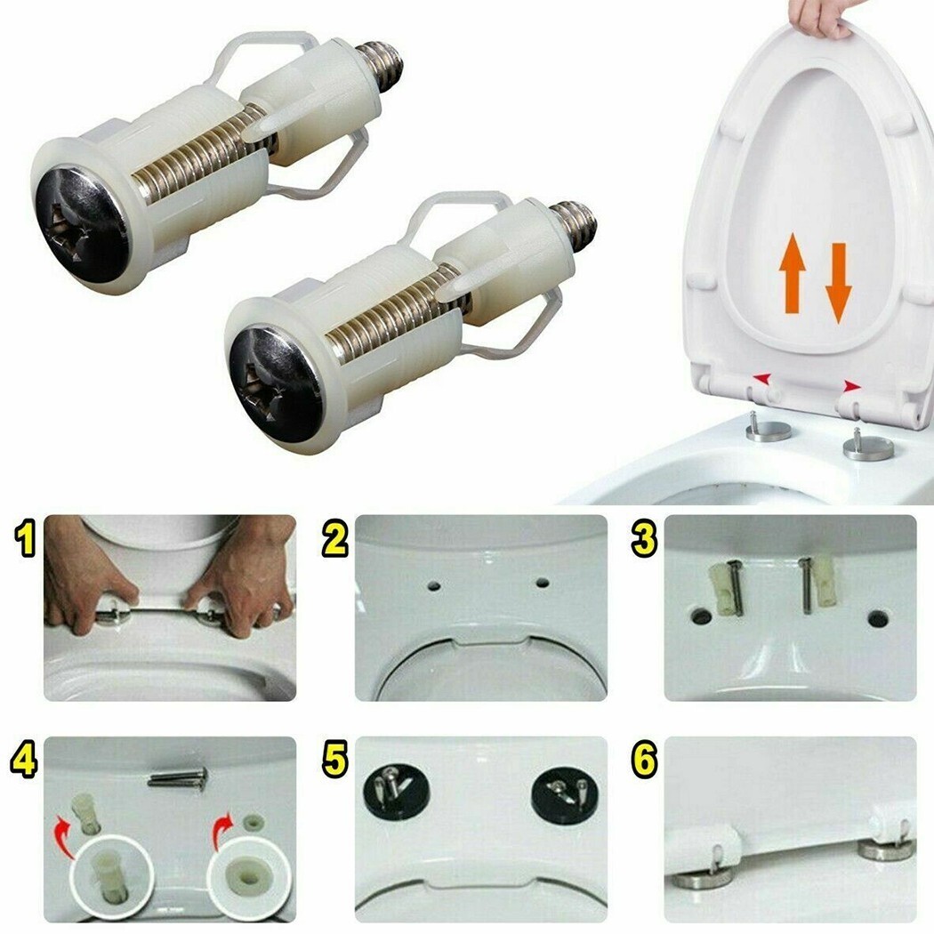 User Friendly Toilet Seat Fixing Kit with Easy Installation and