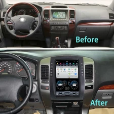 10.4" Tesla Style Car Multimedia GPS Navigation Radio For Lexus GX470 2002-2009