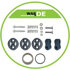 Montagesatz für Auspuffanlage Suzuki Swift III (MZ, EZ) 1.3, 1.5, Gummi, Halter