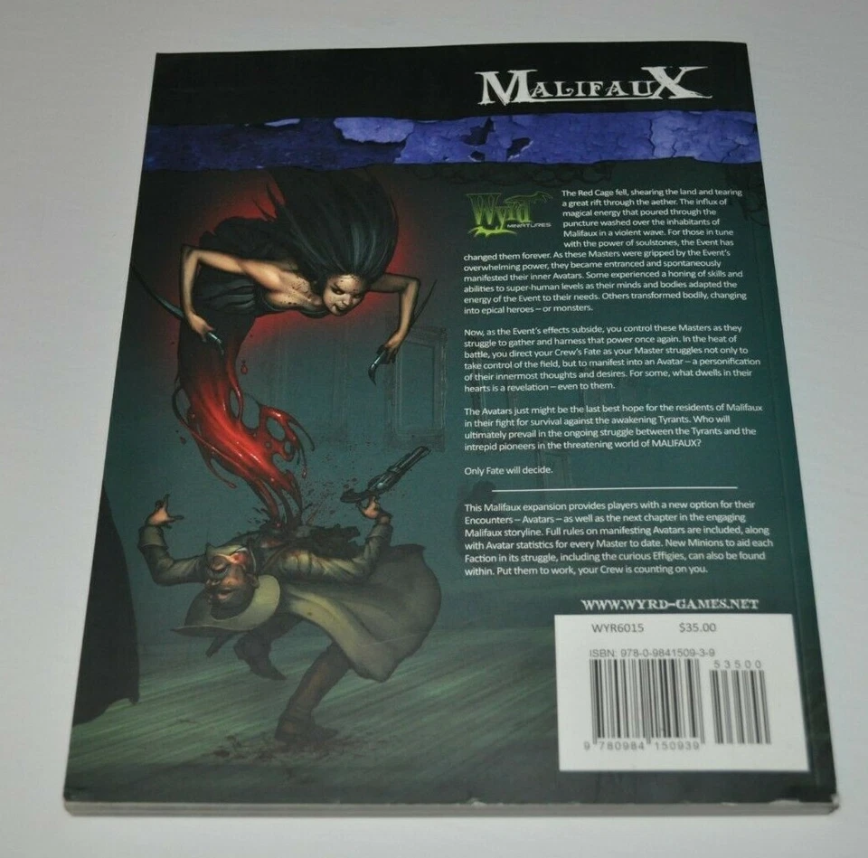 Миниатюры RPG Wyrd MALIFAUX: Twisting Fates Sourcebook  - Изображение 3 из 3
