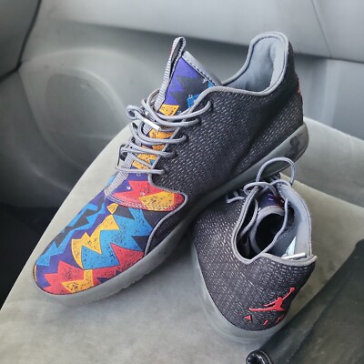 NIKE Jordan Eclipse Low Shoes - Multicolor - Size 7Y 724042-035 Aztech Style 