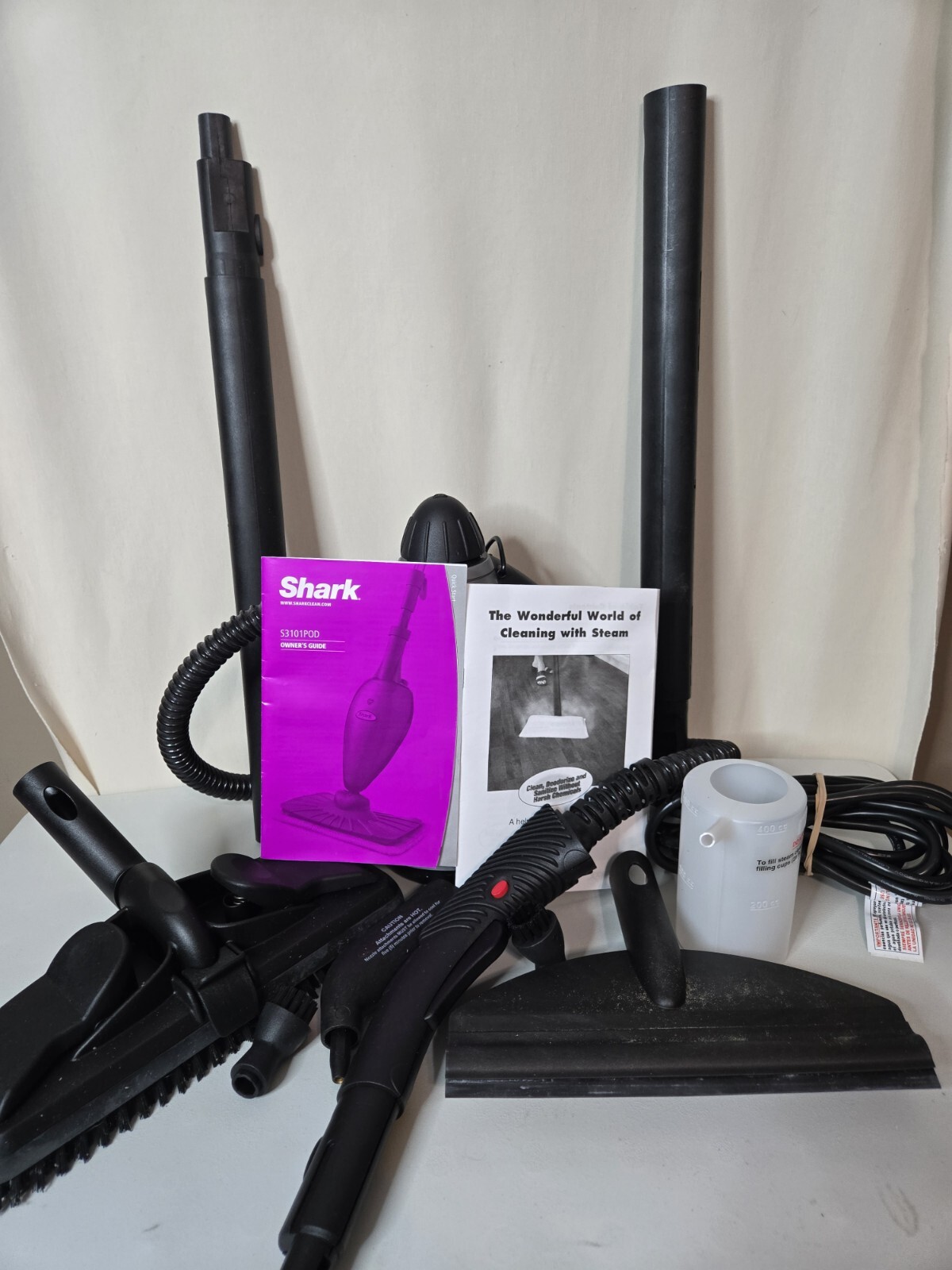 Portable Shark Steam Cleaner With Manuals & Original Box