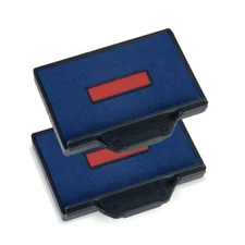 Replacement Ink Pads 6/56/2 – Pack of 2 – Red/Blue – for The Professional 546...