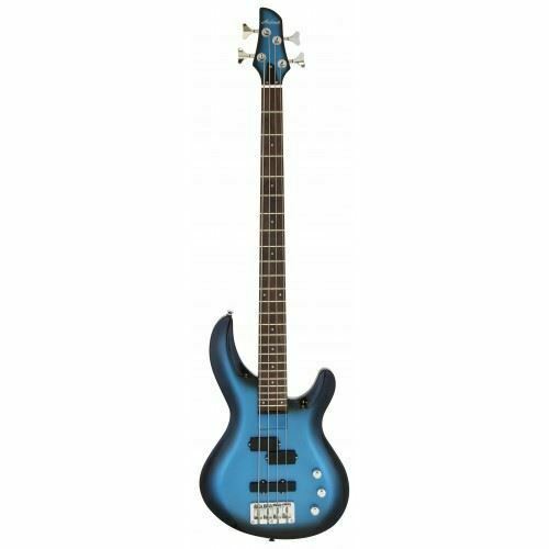 Aria IGB Standard Electric Bass Guitar Metallic Blue Shade for sale