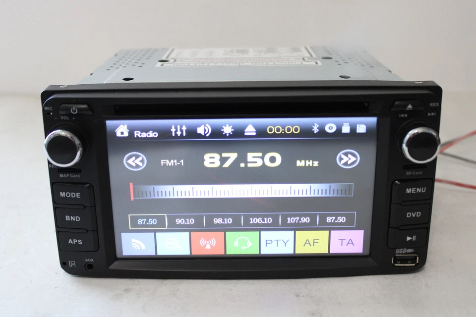 Hizpo BYH45768 6.25" Bluetooth USB Aux CD DVD Player Stereo For Toyota *READ* - Image 2 of 4