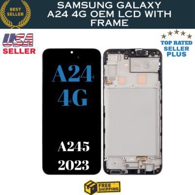  LCD Retina Display Screen Digitizer for Samsung Galaxy A24 4G (A217-2023)+Frame
