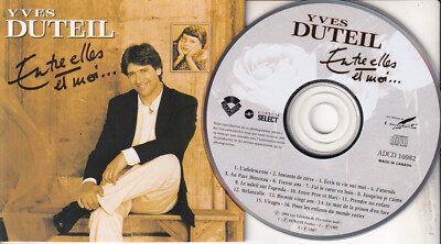 YVES DUTEIL Entre Elles Et Moi... (CD 1994) French Pop Album 16 Songs Canada