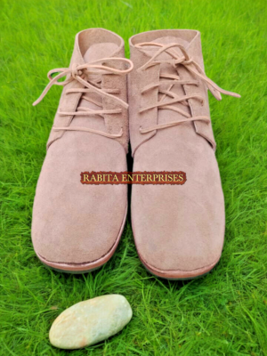 Unworn Civil War, 19th Century Western Undyed Leather Brogan Boots