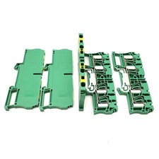 Lot Of 5 Allen Bradley 1492-LG4Q Feed Through Grounding Terminal Block 600V