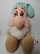 Disney Store bean 12  Stuffed plush SLEEPY Snow White And The Seven Dwarfs