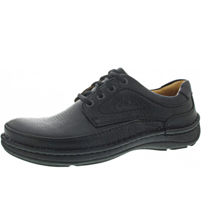 Clarks Nature Three Herren Schnürer in Schwarz