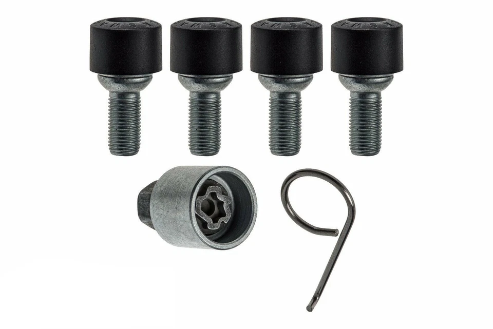 OEM 1998-2020 Volkswagen Lockable Wheel Bolt Set Jetta Passat GLI Golf CC NEW - Image 2 of 4