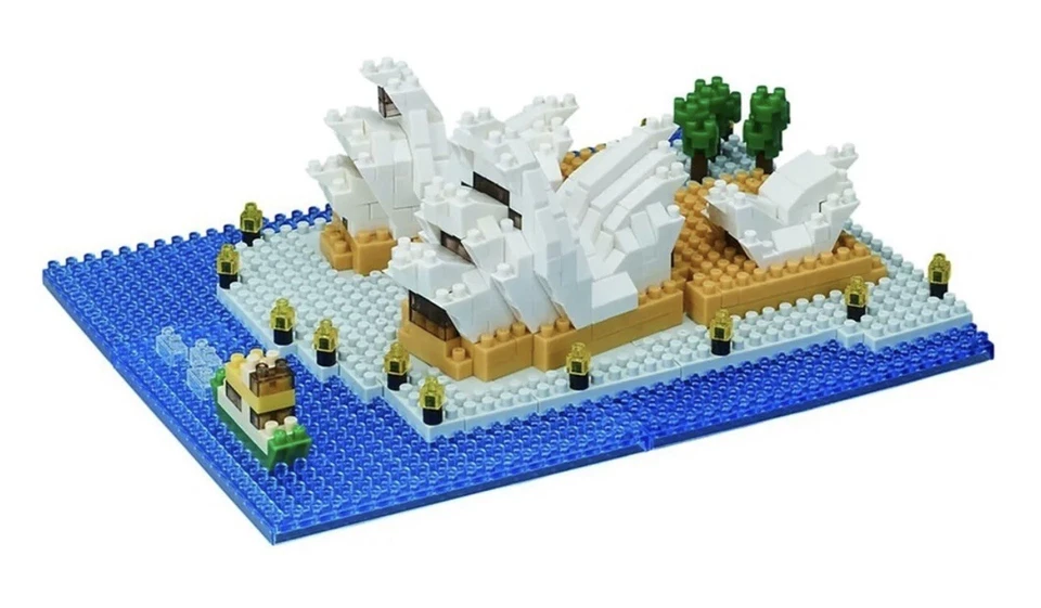NANOBLOCK Deluxe Building Set SYDNEY OPERA HOUSE (NBM-025) - Image 3 of 4