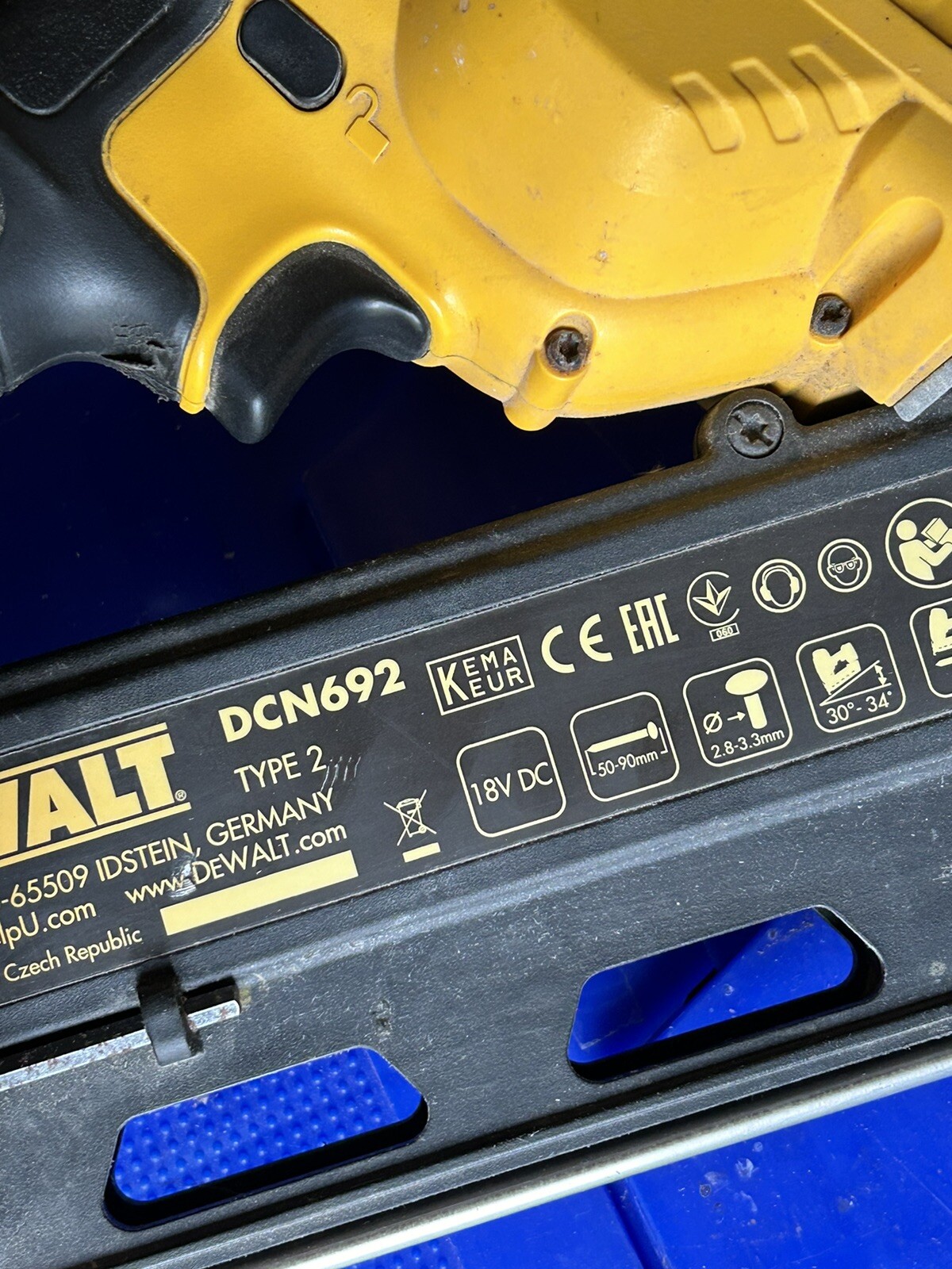 Dewalt First Fix Nail Gun (body Only) eBay