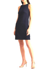 NEW LAUREN RALPH LAUREN NAVY BLUE  SHEATH DRESS SIZE 4 $135