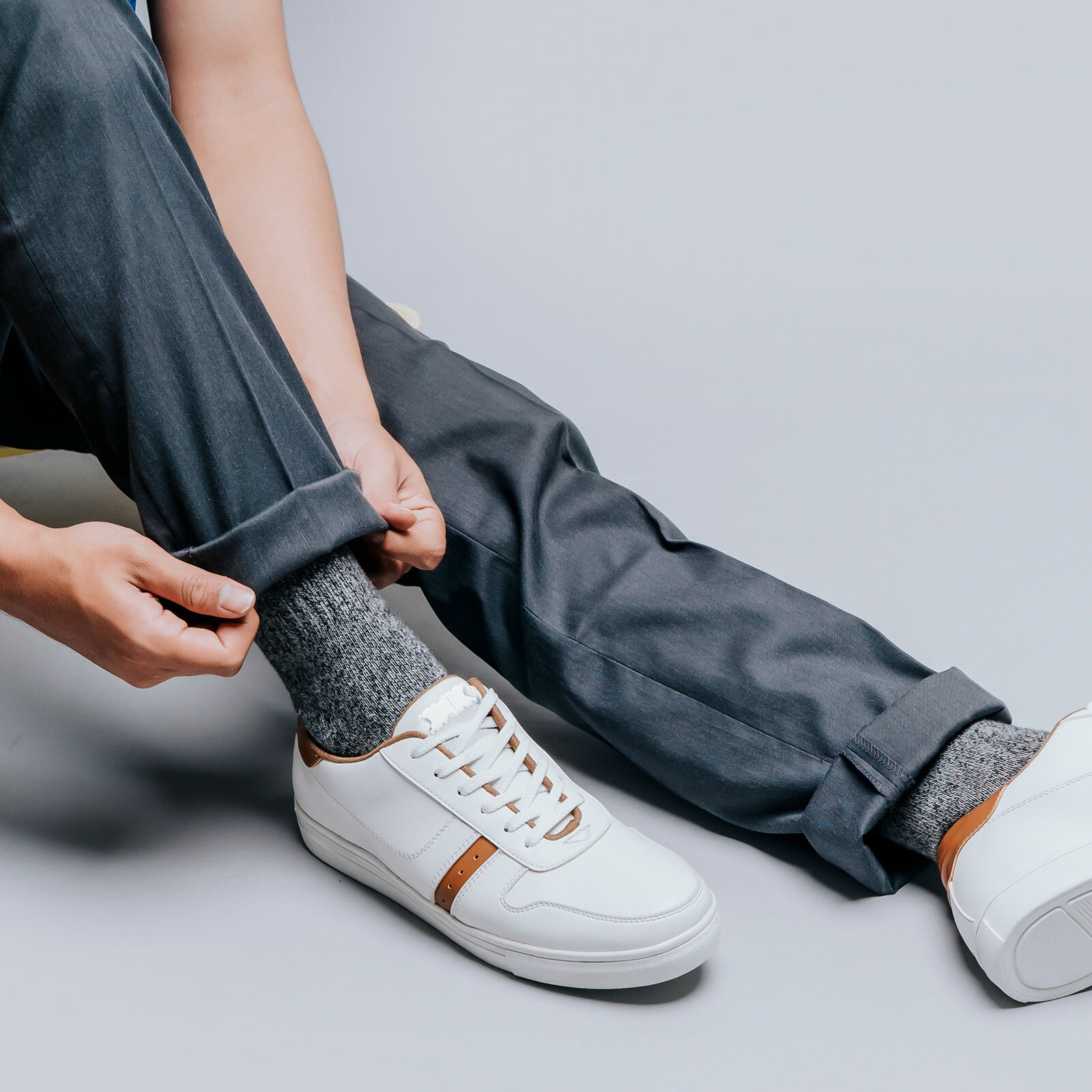 APL Confezione 4 Lacci Elasticizzati Senza Tiele per Scarpe Sneakers Adulti Blu Corallo