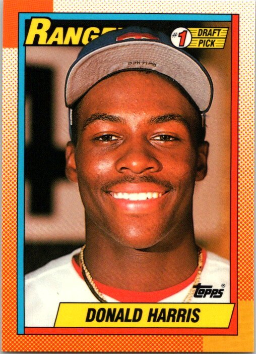 1990 Topps Tiffany Collection #314 Donald Harris RC ROOKIE - Free Shipping!
