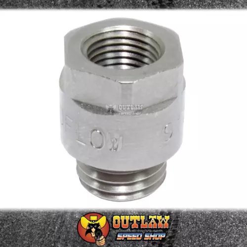 SPEEDFLOW M12 X 1.50 MALE to 1/8" NPT FEMALE REDUCER STEEL EACH - SF912-M12-02-S