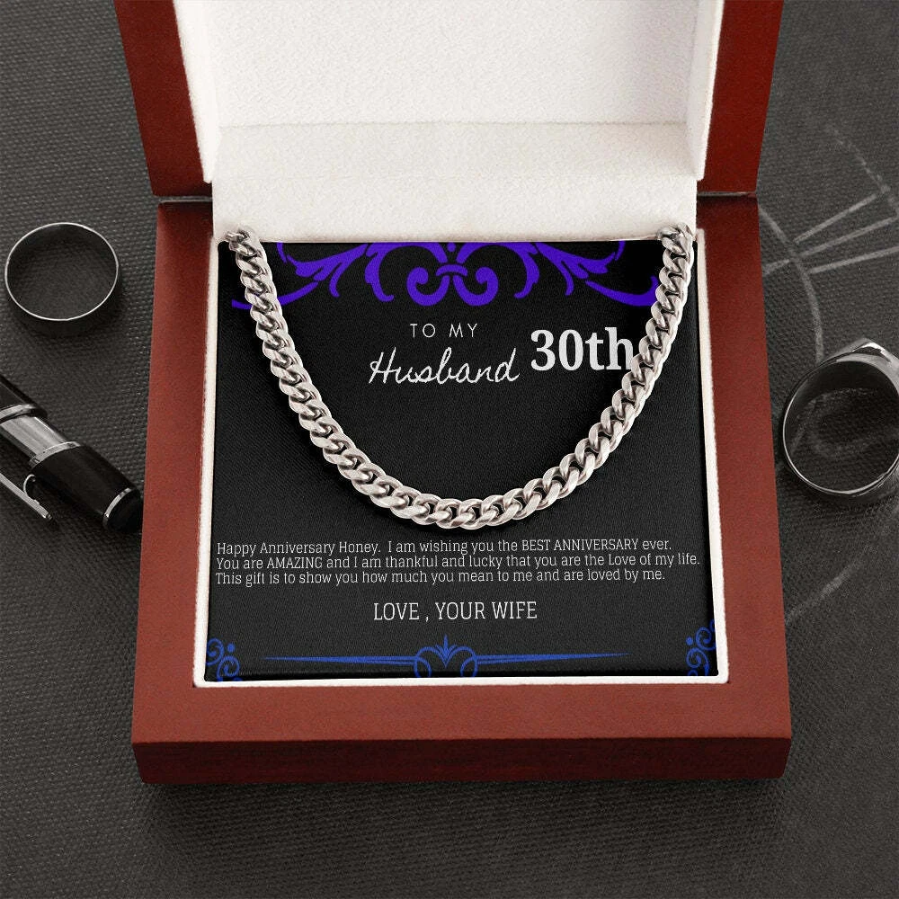 30th Wedding Anniversary Gifts For Your Husband