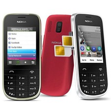 Original Nokia Asha 2020 Mobile Phone MP3 Camera Bar Style Phone Unlocked