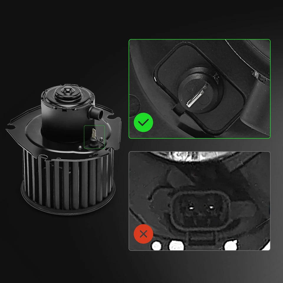 Motor soplador calentador HVAC con jaula de ventilador para Chevrolet C1500 C2500 C3500 GMC Yukon Foto 2 de 4