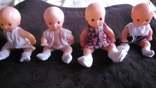 UdSSR Vintage Babypuppen, komplettes Set. 4 S...