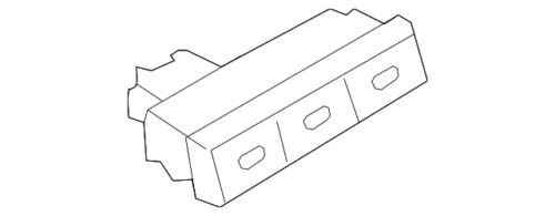 Panel de interruptores TCS y techo corredizo para Ford Fusion Milan 2010-2012 (N/P BE5Z-13D730-BA)