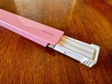 [TAKENAKA] MADE IN JAPAN Chopsticks & Case - Pink - Glossy Finish -  NEW