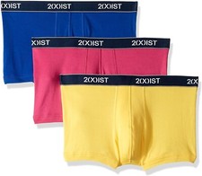 2 X IST Men's 184600 Essential Cotton No Show Underwear Size XL