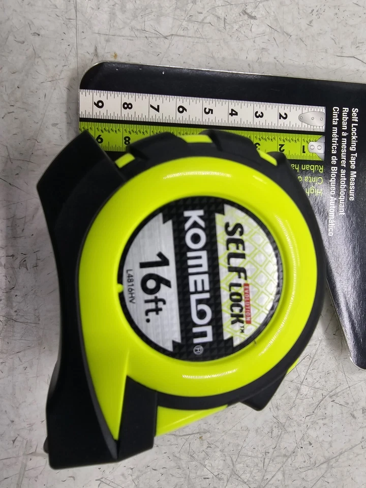 Komelon 16ft Tape Measure Self Lock Evolution L4816HV Auto Lock Bright A9 - Image 2 of 4