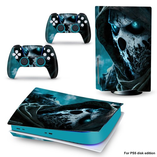 Skulls Horror PS5 Disk Skin Sticker Aufkleber Decal Wrap Controller Console - Bild 8 von 9