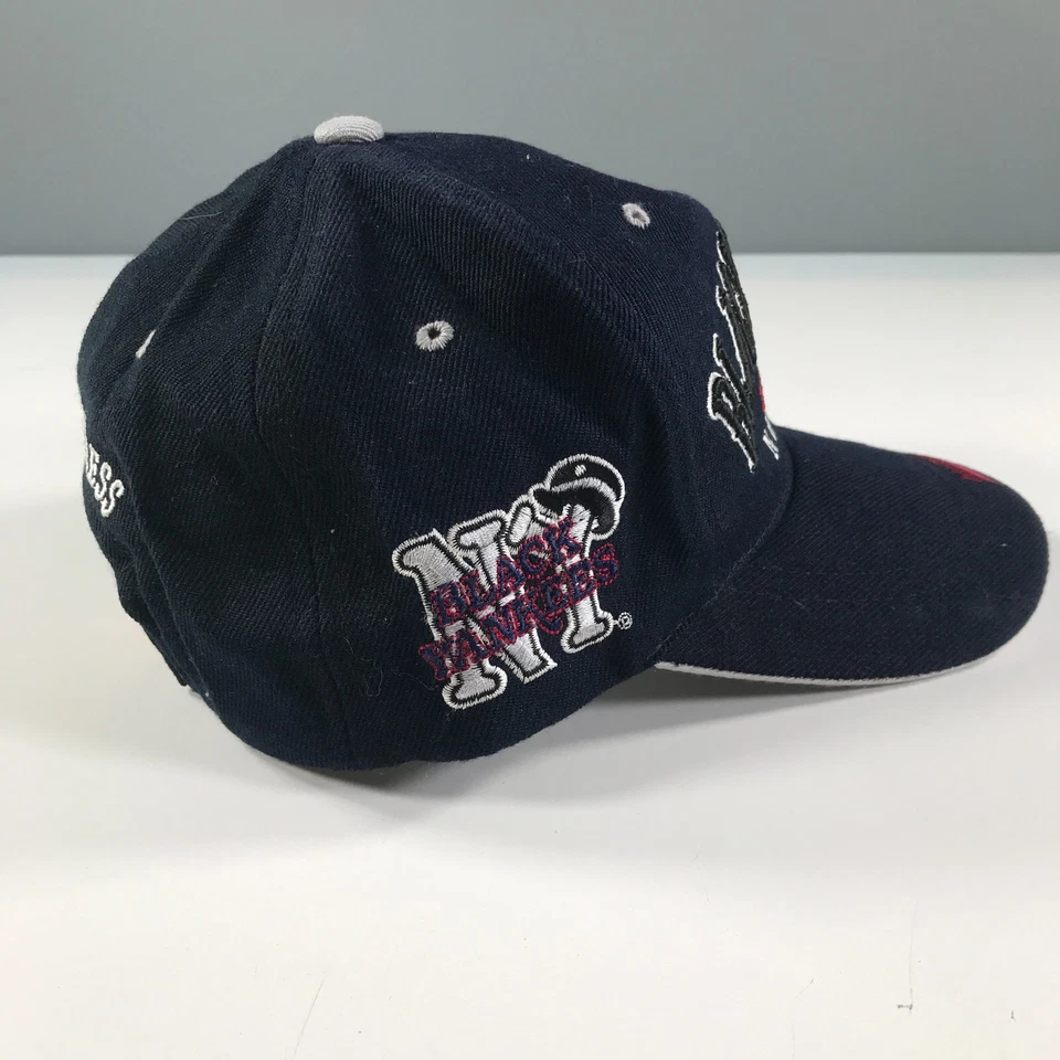 Sombrero De Colección New York Negro Yankees Azul Marino NLBM Ligas Negras Ala Curvada Foto 3 de 4