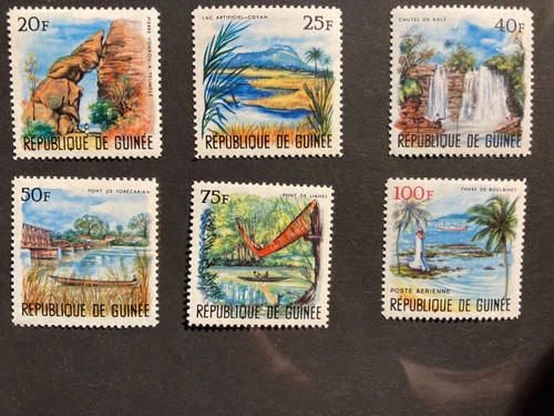 Guinea 1966 Set Landscapes MNH