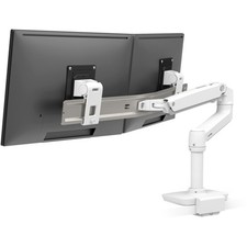 Ergotron LX Dual Direct Desk Mount for Dual LCD Monitors Black 45627224