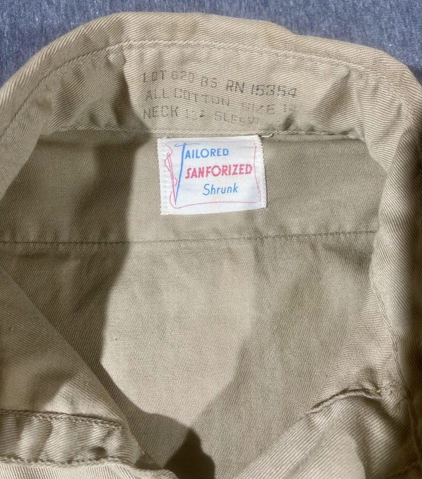 Camisa DE COLECCIÓN Royal Rangers Niños 14 Parches Uniformes Caqui Carolina del Sur Años 70 Foto 2 de 4