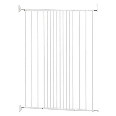 SAFETOTS Extra Tall Screw Fitted Pet Safety Gate, 62.5cm - 106.8cm, White