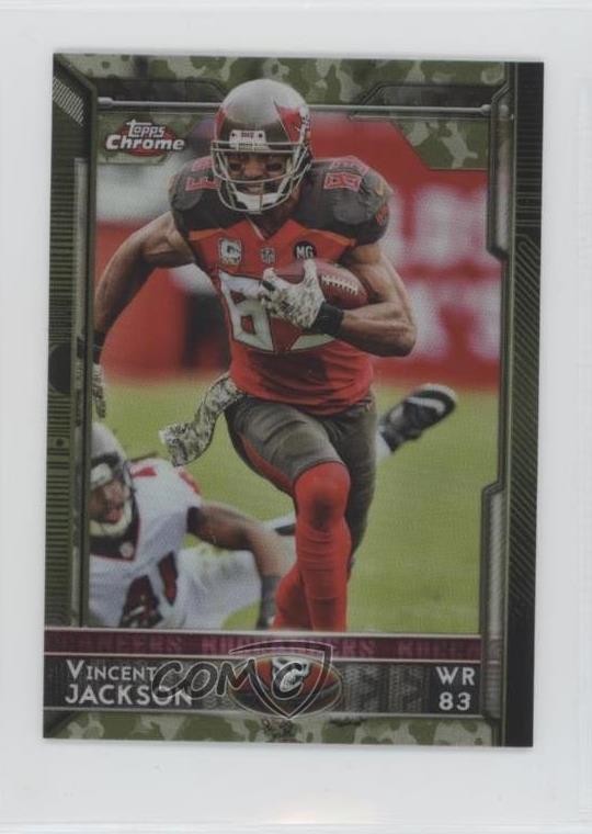 2015 Topps Chrome Mini STS Camo Refractor 53/99 Vincent Jackson #98 14dp