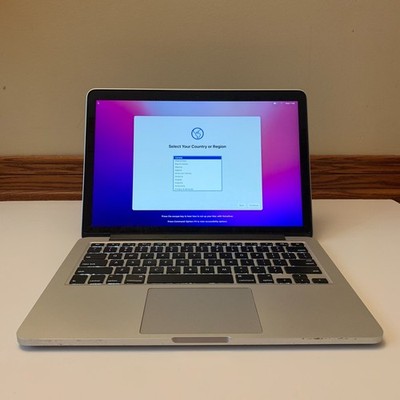 2015 MacBook Pro A1502 13'' Intel i5 8GB RAM 128GB SSD macOS Monterey