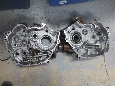 #ad 2007 08 Yamaha Grizzly 700 EPS Used OEM Empty Engine Crankcase Crank Cases $494.99