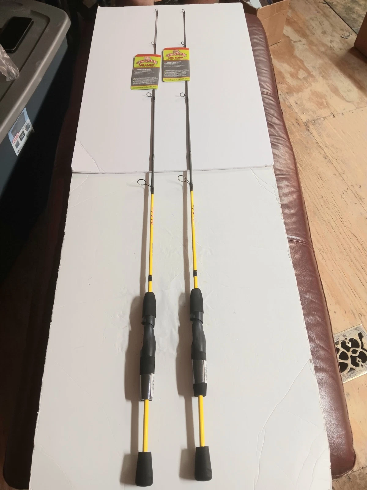 2 Lew's Mr Crappie Slab Shaker 4' 6" Light 2 Piece Spinning Rod
Opens in a new window or tab