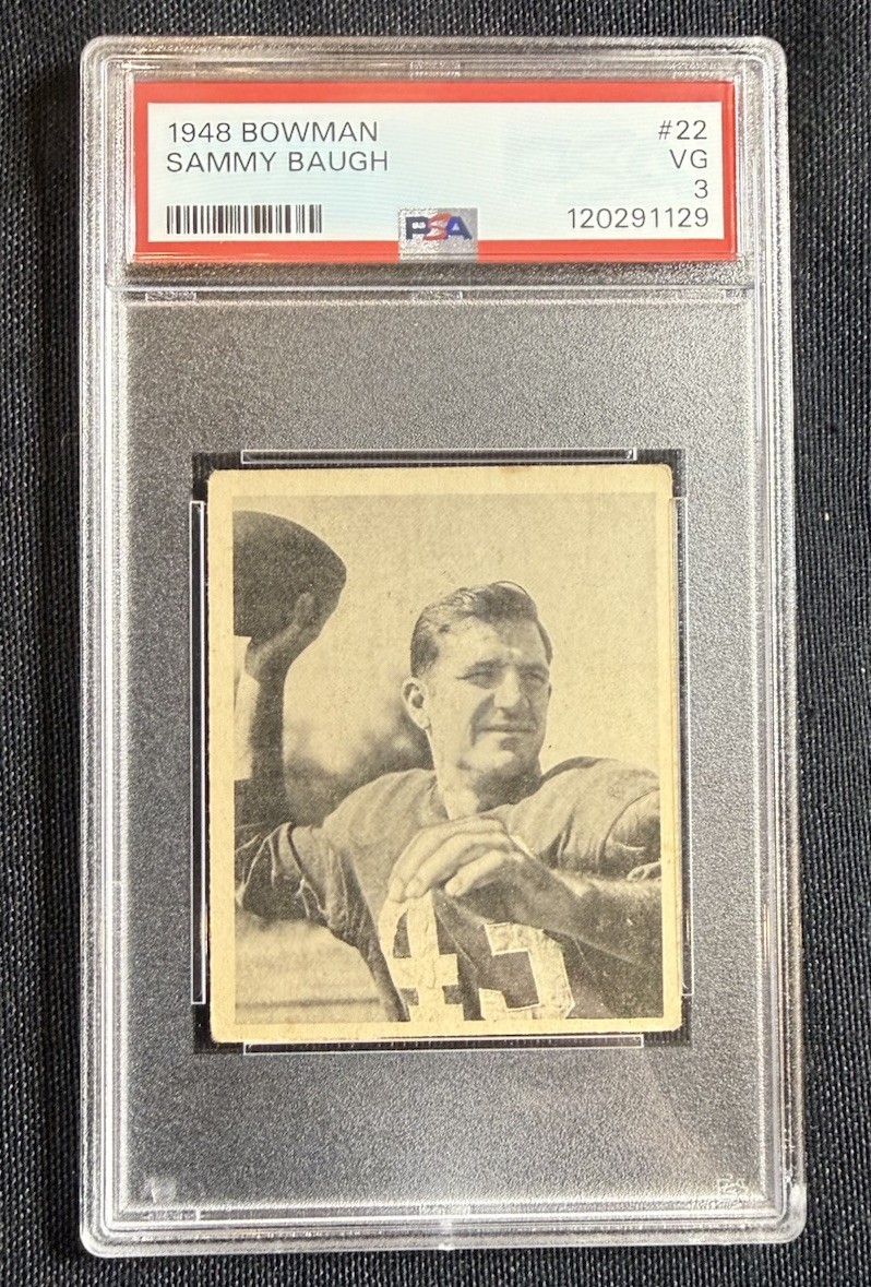 1948 Bowman Football Card #22 Sammy Baugh PSA 3 New Slab HOF