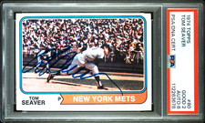 1974 Topps Baseball Autographed Tom Seaver HOF Miracle NY Mets Card PSA/DNA AUTO
