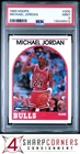 1989 HOOPS #200 MICHAEL JORDAN BULLS HOF PSA 9