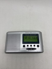Sharper Image Design Travel Soother 20 Model SI601 White Noise Alarm Clock Works