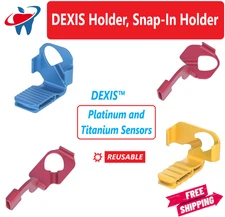 Dental X-Ray DEXIS Platinum and Titanium Sensors  Digital Sensor Snap-In
