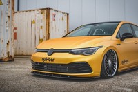 Maxton Design Frontlippe V.1 Passend FüR VW Golf Mk8 Schwarz Hochglanz