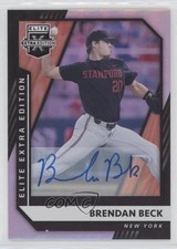2021 Panini Elite Extra Edition Signatures Brendan Beck #55 Auto a3i